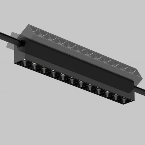 Трековый светильник модульный низковольтный светодиодный 24V 12W 3000K Maytoni Technical Points TR237-1-12W3K-B