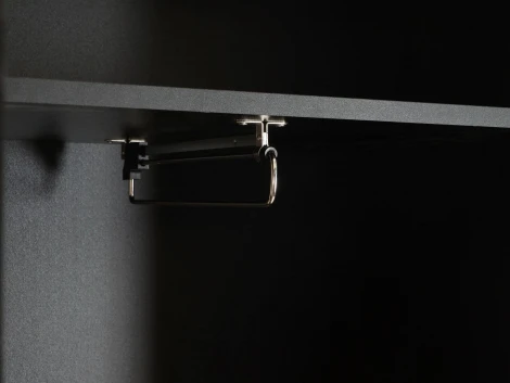 Шкаф Male ОГОГО (арт.829844), (МДФ/Бежевый,Черный)