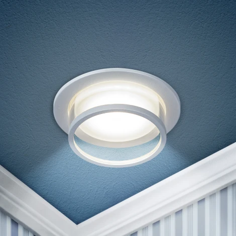 Встраиваемый точечный светильник ЭРА DK99 WH (12V, круглые)