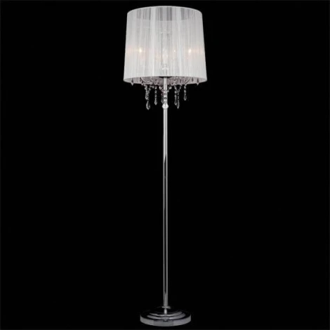 Торшер Eurosvet 2045 2045/3F хром/белый (220V, круглые)