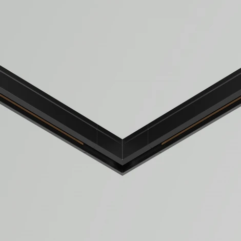 Коннектор угловой, накладной Maytoni Accessories for tracks Levity TRA184CL-11B