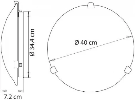 Настенно-потолочный светильник Arte Lamp Plain A3720PL-3CC (220V)