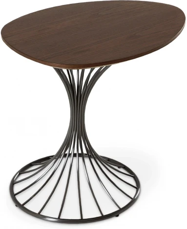 Журнальный стол Marty ОГОГО Обстановочка! (Шпон,МДФ/Черный,Орех) арт.930830