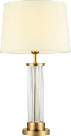 Настольная лампа Kink Light Милта 07703-T,20-21(01) бронза/прозрачный/белый E27 1*40W (220V, выключатель)
