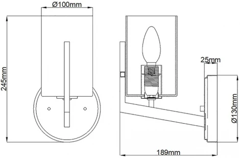 Бра Kichler Nye QN-NYE1-BNB (220V)