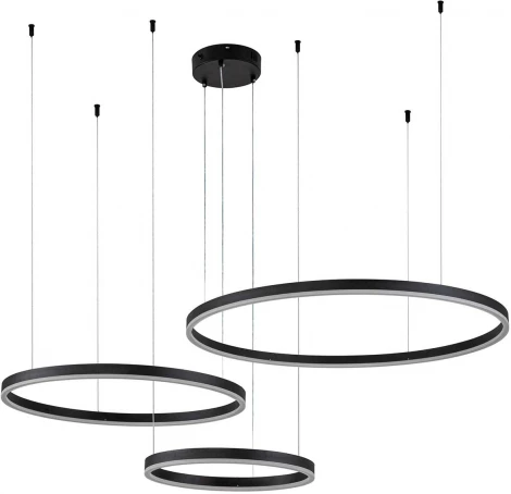 Подвесной светильник Indigo Galass V000032L (ночной режим, LED, 220V, пульт управления, на тросе)