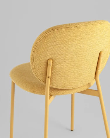Стул обеденный Pip желтый желтые ножки NP Stool Group арт.УТ000039726