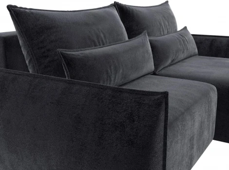 Диван угловой Лига-051 НПБ угол универсальный Лига Диванов (Велюр) арт.128655