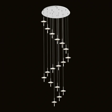 Потолочная люстра каскадная Lussole Littlerock LSP-7374 (LED, 220V, на проводе)