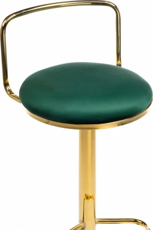 Барный стул Woodville Lusia green / gold