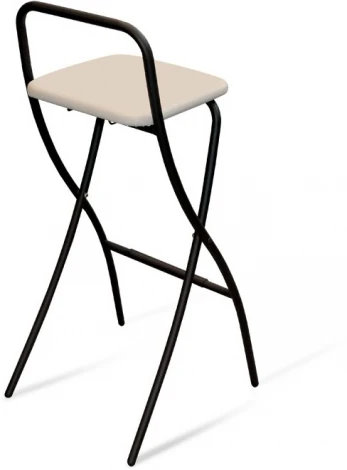 Стул барный Sheffilton складной SHT-S46 беж/черный муар