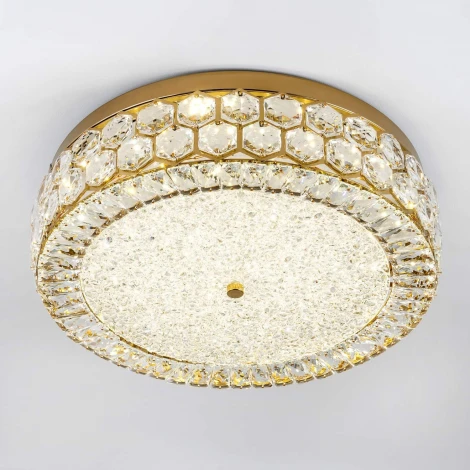 Потолочный светильник светодиодный хрустальный с пультом с регулировкой цветовой температуры LED4U LED4U L1181-500 BS