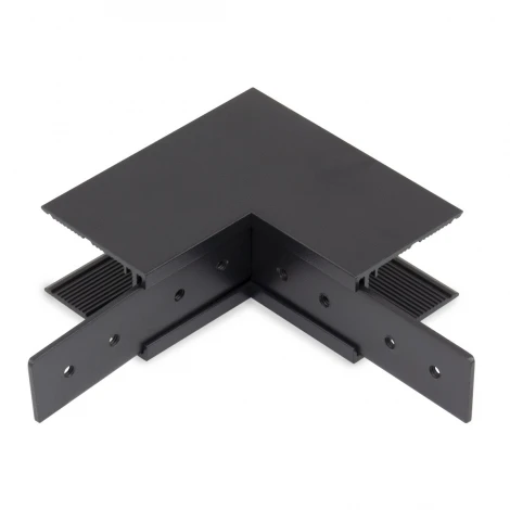 Угловой соединитель внешний для накладного шинопровода черный AM Group AM545 BK SMART