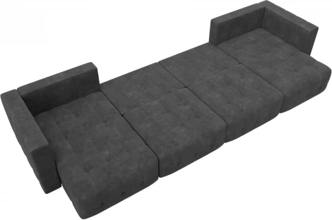 Диван П-образный Лига-052 НПБ Лонг Лига Диванов (Велюр) арт.128853