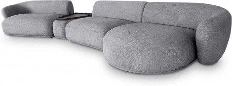 Диван Fabro ОГОГО (арт.853502), (Ткань,Букле/Темно-серый)