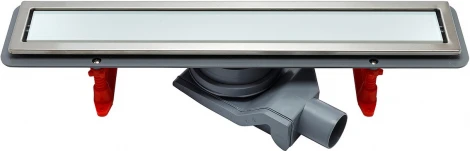 Душевой лоток Pestan Confluo Premium Line 650 белое стекло/сталь