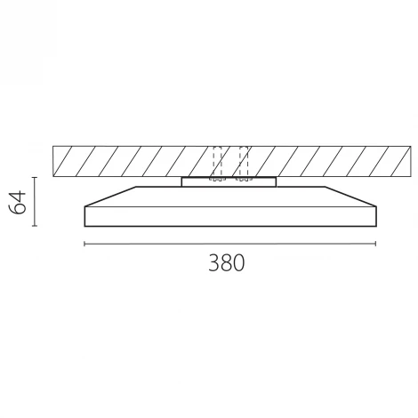 Светильник светодиодный настенно-потолочный Lightstar Arco Eco 225740