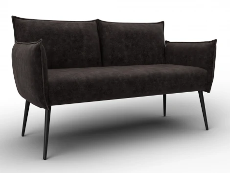 Диван прямой Лига-083 (Фанера/Металл/Велюр/Коричневый) Лига Диванов 131079