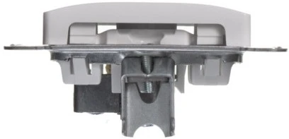 ТВ-розетка встраиваемая проходная (белый) Systeme Electric Glossa GSL000192