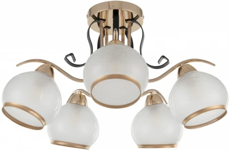 Потолочная люстра Arte Milano AMALFI 323306/5 FG+BK (220V)