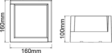 Настенный уличный светильник Mantra Creek 8863 (LED, 220V, IP65)