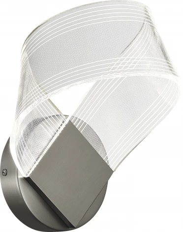 Бра ST Luce Fairy SL6235.101.04 Никель/Прозрачный LED 1*4W 4000K (220V)