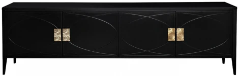 151SV-00005 Тумба под TV черная 200*60*40см Garda Decor