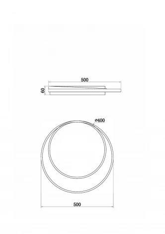 Потолочный светильник светодиодный с пультом Freya Lisoa Market FR10032CL-L98W