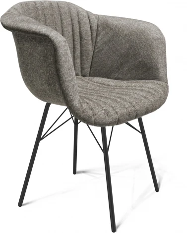 Стул Sheffilton SHT-ST31-C1/S64 пепельный/черный муар