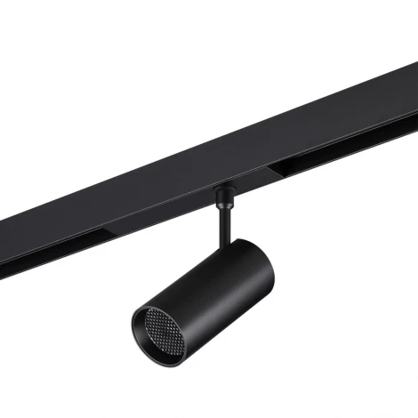 Трековый светильник однофазный светодиодный Novotech Vector 359959 черный диммир. со сменой цв.температуры, пульт ДУ/Tuya Smart Life LED 18W 90-240V