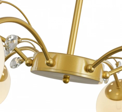 Потолочная люстра на штанге Arte Milano Neapol-71069 273802/6 GD (220V, шар)