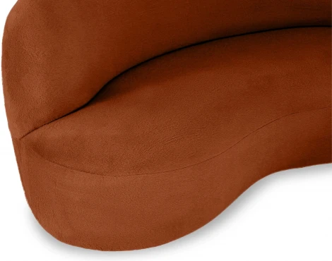Диван Patti 1900 ОГОГО (арт.853248), (Мех/Кирпичный)