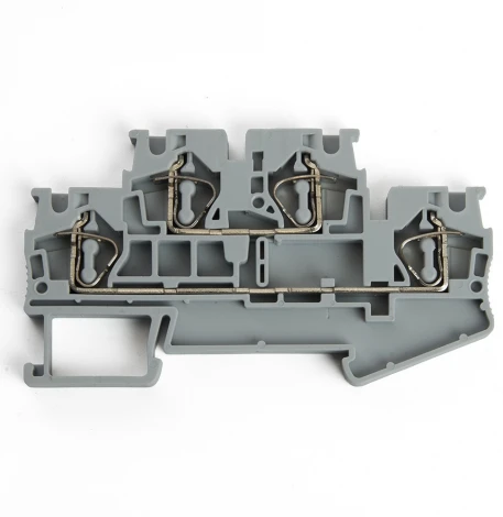 Зажим пружинный 4-х проводной проходной ЗНИ 2 уровня ЗНИ 4 мм2 Stekker 39968