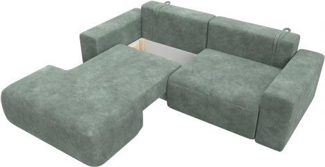 Диван угловой Лига-036 НПБ Классик левый угол Лига Диванов (Велюр) арт.127726L