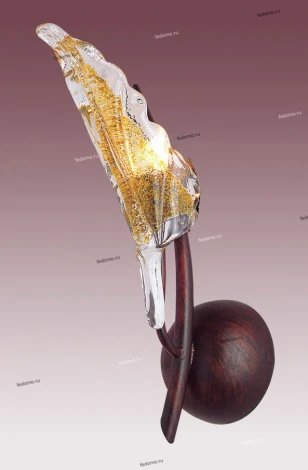 Бра N-Light BX-0157 BX-0157/1 coffee with gold