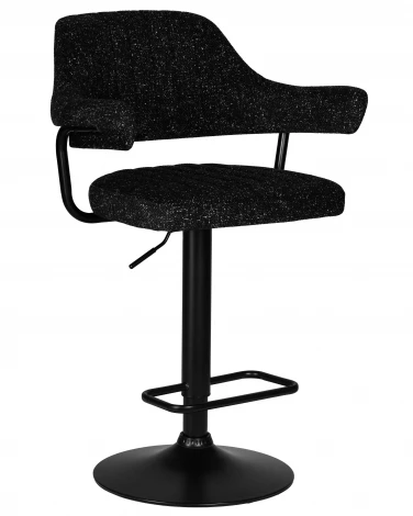 Набор 2 шт стул барный DOBRIN CHARLY BLACK (черный твид (LEO18))