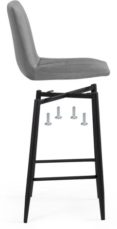 Полубарный стул Дани (Дани темно-серый / черный) Notta арт.576464