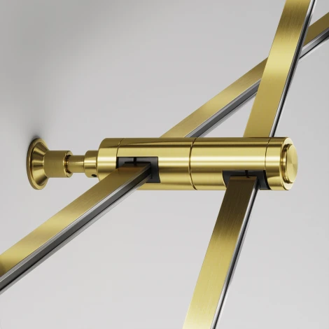 Крепление настенное Wall двойное Flarity латунь Maytoni Accessories for tracks Flarity TRA155CW-D1-BS (24V)