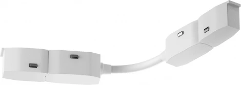 Коннектор гибкий для магнитного шинопровода Maytoni Accessories for tracks Exility TRA034CS-W (48V)