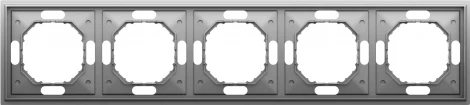 Рамка 5-я, серый графит Donel S08 DS21559