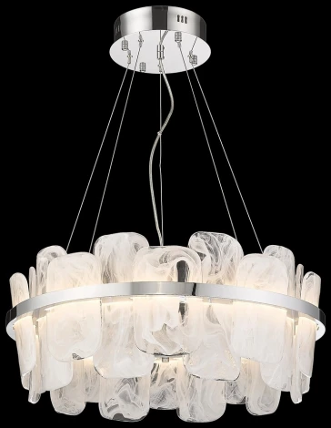 Подвесная люстра Nelly WE158.20.103 Wertmark (LED, 220V, на тросе, круглые)