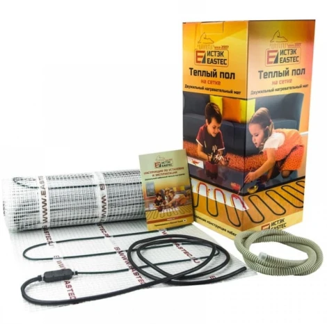 Комплект теплого пола на сетке EASTEC ECM - 6,0м²