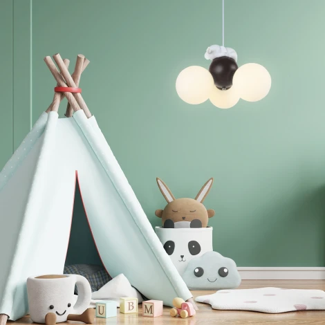 Подвесной светильник Escada Fluff 1103/3S G9*40W White/Brown