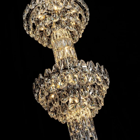 Подвесная люстра хрустальная Modelux MODELUX ML.8861.39P CR