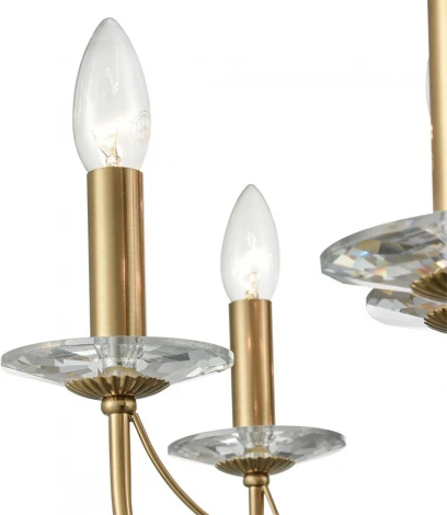 Подвесная люстра Lumion Incanto 8033/16 медь, металл/стекло Е14 16*40W 220V