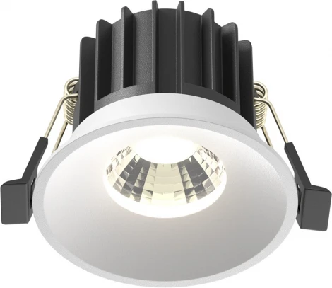Встраиваемый светильник Maytoni Round DL058-12W-DTW-W (LED, 220V, круглые)