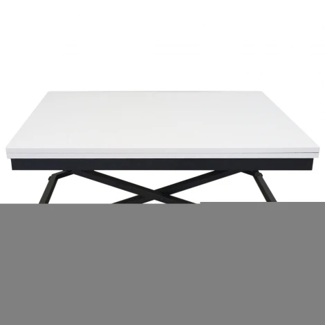 Стол-трансформер Манхэттен белый/черный Mebelik 009575