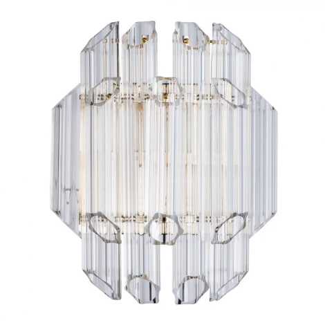 Настенный светильник Arte Lamp Jastin A2848AP-2GO (220V, хрусталь)