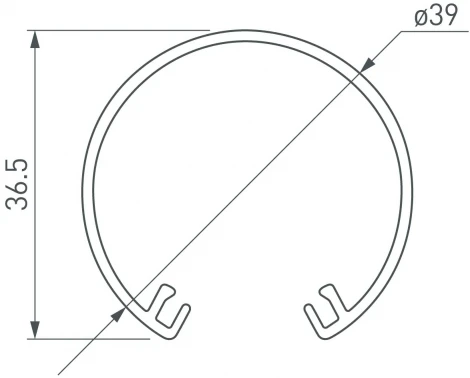 Экран ROUND-D40-2000 (Arlight, Пластик) 044519
