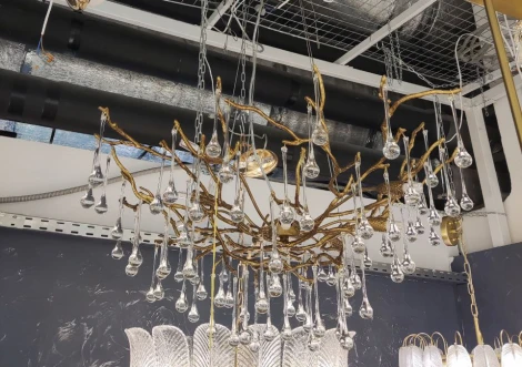 Подвесная люстра Fluorite Bijout SP1010-8P-3G